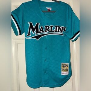 Marlins Teal Baseball Jersey